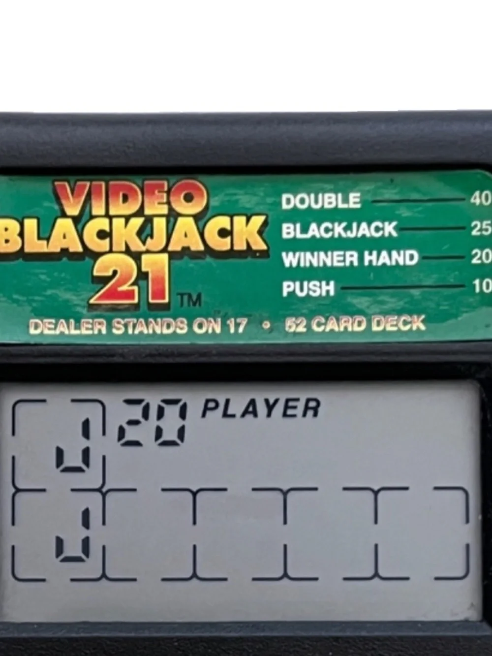 Vintage 2-Radica Handheld Pocket Electronic Games, Video Slots & Black Jack
